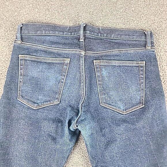 Uniqlo Selvedge Jeans Mens 34x33 Raw Japanese Kaihara Fabric Slim Straight Low - Picture 7 of 9